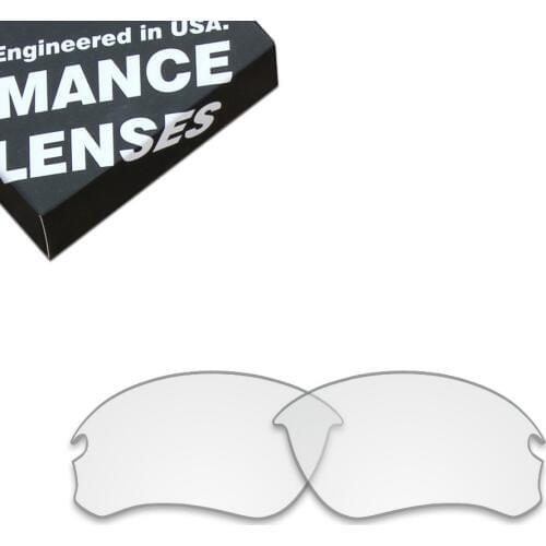ToughAsNails Resist Seawater Corrosion Replacement Lenses for Oakley Flak Draft Sunglasses Clear