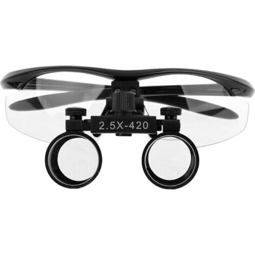 3.5X Head Wearing Dental Loupe Ultralight Binocular Magnifier Goggle Dentist oupes