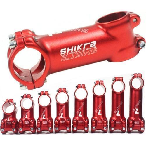 SHIKRA Bicycle Stem MTB Road Bike Stem 31.8mm 7 Degree 45/55/60/65/70/80/90/100/110mm Ultralight Mountain bike Handlebar Stem