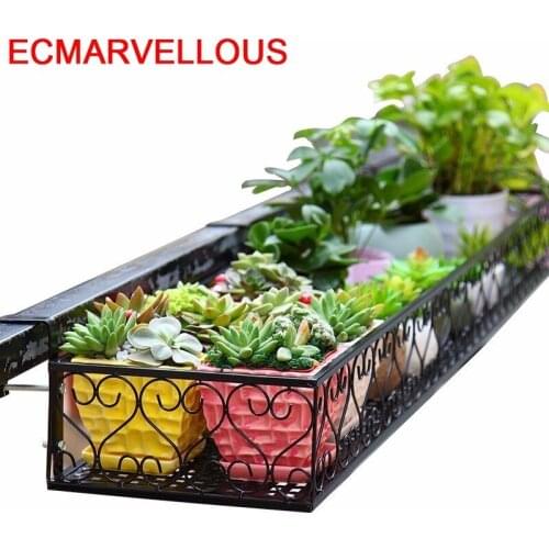 Varanda Dekarosyon Iron Decorer Mensole Per Fiori Outdoor Decor Balcony Decoration Flower Shelf Stand Balkon Balcon Plant Rack