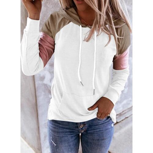 Hoodies Women Sweatshirt Patchwork Goth Bts Pink Tops Sweatshirts Vintage Streetwear Shirts 2021 Women Clothing Plus Size S-5XL