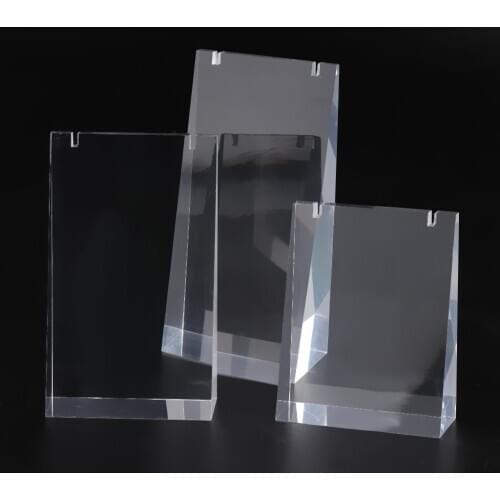 3pcs/Set Clear Acrylic Necklace Display Stand Rack Jewelry Holder Organizer