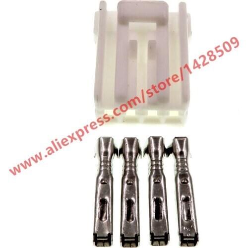 5 Sets 4 Pin Automotive Electrial Plug Harness Wire Female Plastic Connector 368501-1