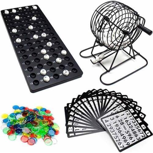 75 Balls-Lottery Machine Draw Machine Party Bingo Game Lucky Balls Game Loteria/Loterie Juego De Bingo