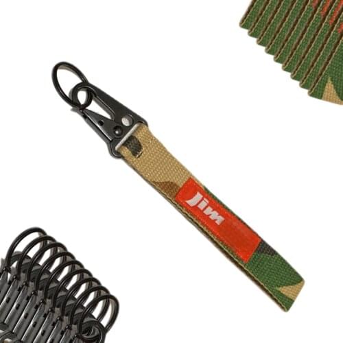For Suzuki Jimny Canvas key chain jimny camouflage key chain accessories