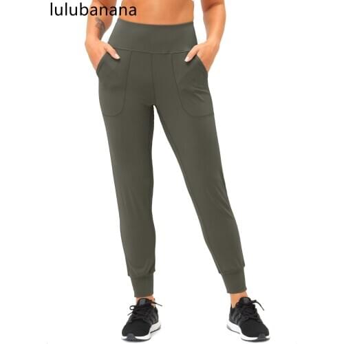 Lulubanana Women’s Joggers with Phone Pockets High Waist Athletic Workout Yoga Tapered Lounge Pants Joggers for Women