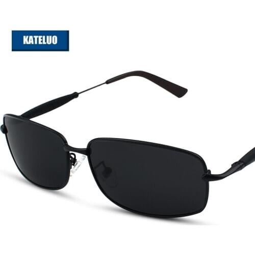 KATELUO 2020 Classic Mens Sunglasses Polarized UV400 Lens Men Sun Glasses Brand Designer Driving Glasses Male Eyewears 2245