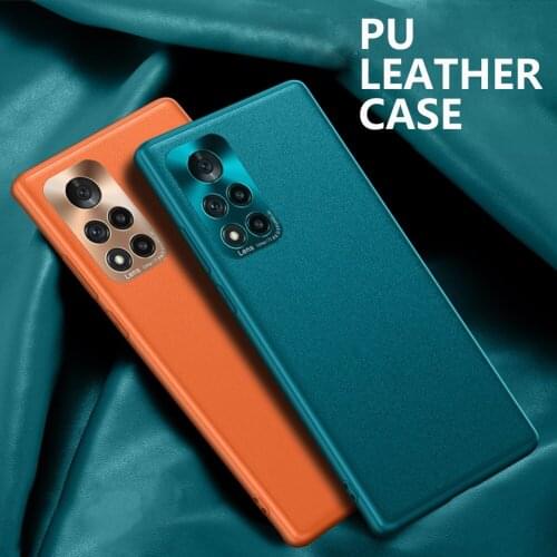 PU Leather Case For Huawei Honor V40 Pro Case Shockproof Back Cover Bumper For Honor V40 5G Hard PC Case for HonorV40 Capa