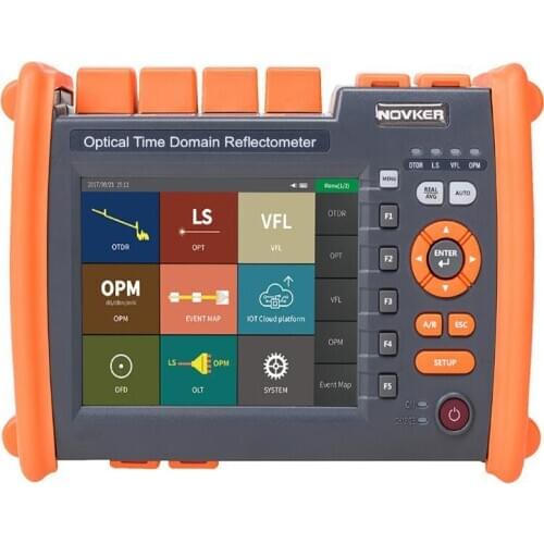 NOVKER NK5600 1310/1550nm 32/30dB SM Optic Fiber OTDR Tester With VFL OPM Light Source Function