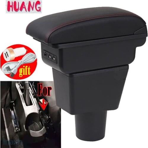 For LADA XRAY Armrests box central storage box Retrofit parts Car Armrest with USB Easy to install