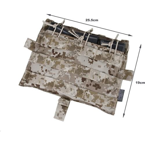 TMC Molle M4 Triple Mag Pouch Bag Multicam for Tactical Avs Jpc2.0 Vest Front Panel TMC2849-RG/CB/A1
