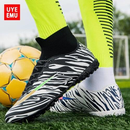 UYEEMU Football Shoes Male Adult Broken Nails AG Long Nails Women Non-Slip Artificial Grass Short Nails TF High Student Training
