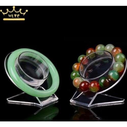 10Pcs Bangle Organizer Rack Acrylic Bracelet Display Collar Stand Holder Clear Jewelry Bracelet Display Holder