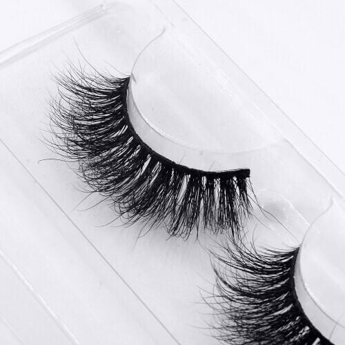 3D Natural Faux Volume Mink Lashes Bulk With Lash Case Lash Vendors