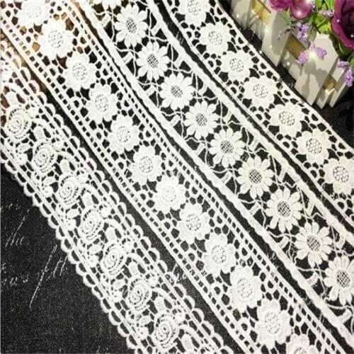 4cm water soluble cotton embroidery lace water soluble lace hollow lace barcode diy exquisite clothing accessories