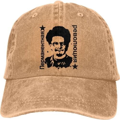 Leon Trotsky Permanent Revolution Baseball Cap Men Communism Marxism Socialism CCCP Soviet Union Caps colors Women Snapback Caps