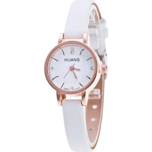 Quartz watch White Minimalist Fashion Woman Strap Watch dress dropshipping watch hot-selling simple female MAY0820