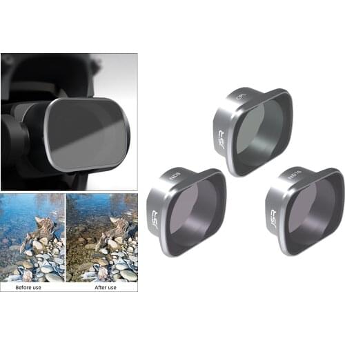 3 in 1 Camera Lens Filter (CPL/ ND8/ ND16) Accessories for DJI Combo Drone Accessories