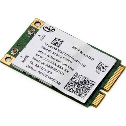 Wireless Adapter Card for Intel 512AGX WiMax/WiFi 5150 Mini PCI-E Wireless WIFI Card for thinkpad IBM LENOVO 43Y6539