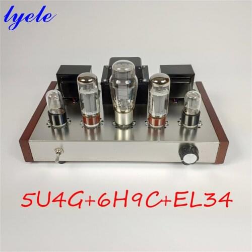5U4G+6H9C+EL34 tube amplifier kit diy single-ended class A HIFI amplifier