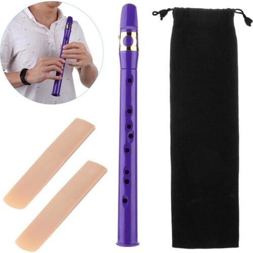 Mini Pocket Bb Saxophone Alto Mouthpiece ABS Sax Practitioner with 2 Reeds Woodwind Musical Instruments Accessaries HOT SELL