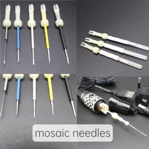 50Pcs Original Mosaic Needle 1R/2R/3R/5R/7R/3F/4F/6F Permanent Makeup Eyebrow Lip Tattoo Needles For Tattoo Machine Singal Pack