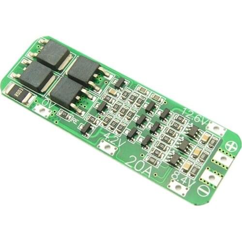 Retail 20A Li-ion Lithium Battery 18650 Charger PCB BMS Protection Board 12.6V Cell 59x20x3.4mm Module