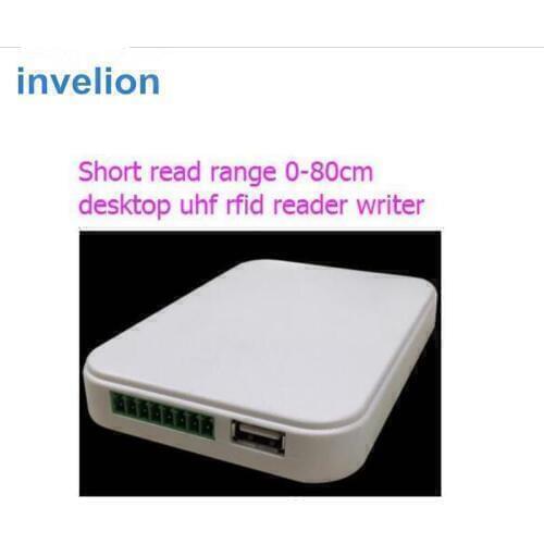 New arrival 0-80cm short read range cheap 860Mhz-960Mhz uhf rfid usb reader writer with sample card uhf tag sticker label