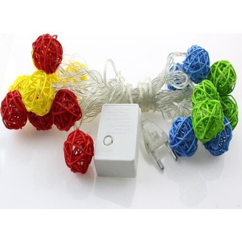 The latest LED Ball string lamps 5 meter 20leds wedding garden pendant garland Timbo lamp AC110V/220V LED Christmas tree lights