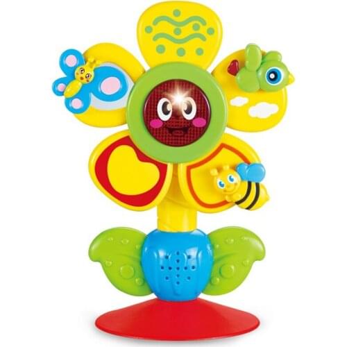 Rotating Ferris Wheel Table Tricolor Suckers Toy Newborns Early Creative Educational Baby Rattle Toys 0-12 Months