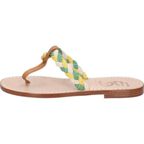 EDDY DANIELE sandals women leather multicolor