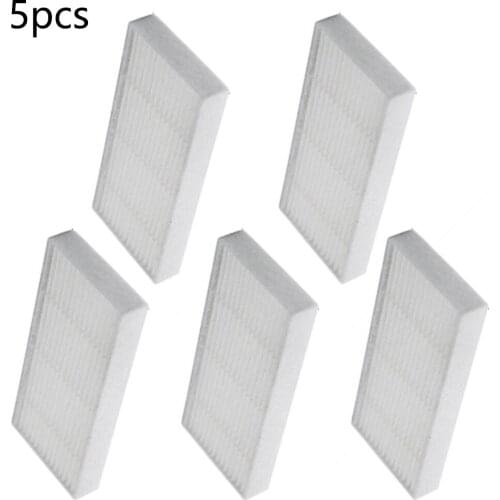 5pcs Filters 90*40*10mm For Liver Robot Vacuum Cleaner Accessories Parts Replacement 100% Brand New And High Quality In Stock