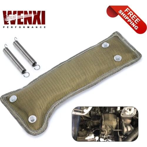 Free Shipping Turbo Heat Shield /Turbocharger Blanket WRAP+SPRING FOR Subaru WRX WX-2306