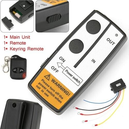 1set Auto12V Winch Wireless Remote Control 50ft Controller Main Unit For Car Truck ATV Warn Off Road SUV Accessories Parts