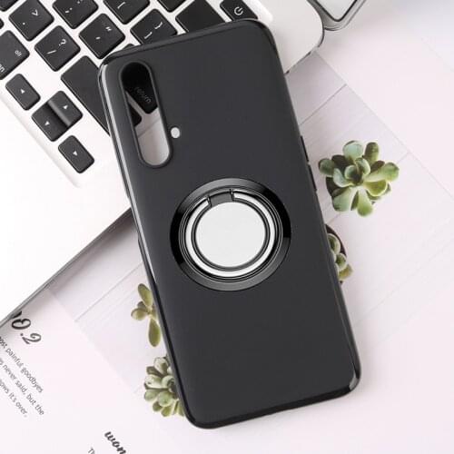 For OPPO Realme X50 5G Back Ring Holder Bracket Phone Case Cover Phone TPU Soft Silicone Cases for Realme X50 5G 6.57"