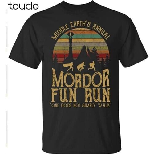 Eastry Middle Earth¡¯s Annual Mordor Fun Run one Does not Simply Walk T-Shirt for Men