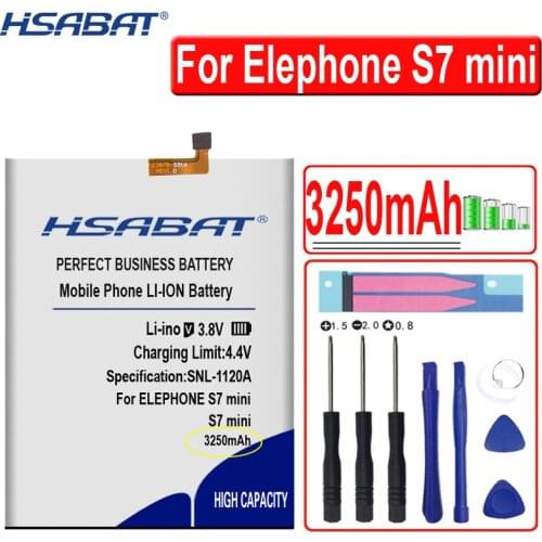 HSABAT 3250mAh Mobile Phone Battery for Elephone S7 MINI S7mini
