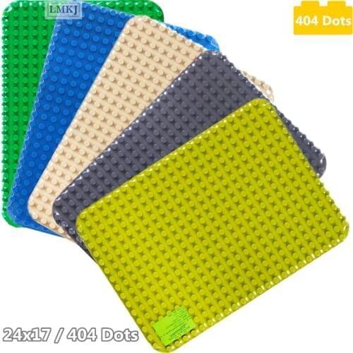 404 Dots Diy Large Particle Building Blocks Base Plate Enlighten Baby Bricks Toys For Children Kids Birthday Gifts