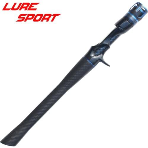 LureSport 20cm Triangular Body Grip 3K woven carbon Handle FCS Reel Seat Rod Building component Rod Repair DIY