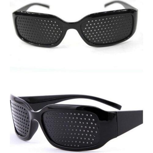 Mask Sunglasses Pinhole Glasses Eyesight Care Improve Vision Eyes Exercise Dioptric Grid Vision correction tool