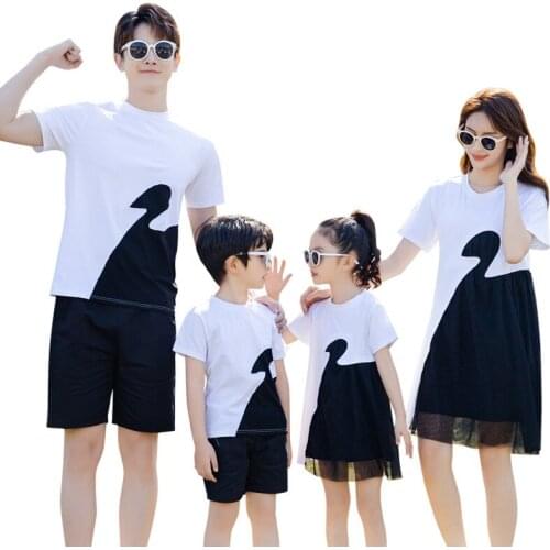 Mioigee T-shirts For Dad And Son For A Photo Shoot
