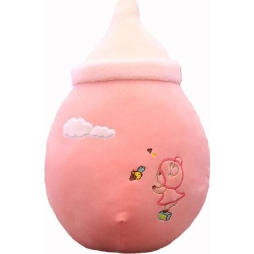 1pc Soft Baby Feeding bottle Plush Toys Creative Milk Bottle Shape Plush Toy Baby Bottle Cushion Stuffed Pillow Home Decoration