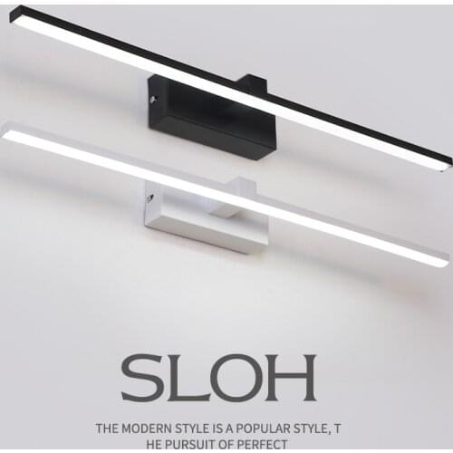 Nordic Decor Mirrors for Bedroom Lamp LED Wall Makeup Mirror Light Cosmetic Acrylic Wall Lights Living Room Vanity Lights