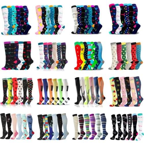 Dropshipping Compression Stockings Wholesales Varicose Veins For Men Women Outdoor Soccer Football Golf Tube Socks For Athelete