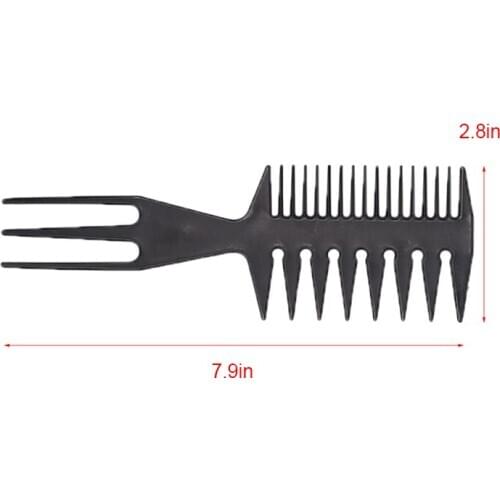 HOT Fish Bone Shape Hair Brush Professional Double Side Tooth Combs Hair Dyeing Cutting Coloring Brush Man Hair styling Tool