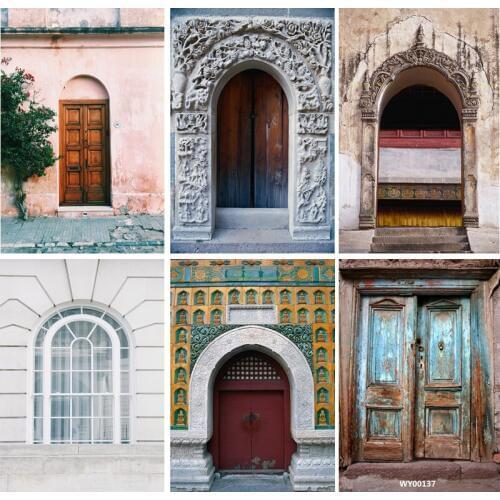 SHENGYONGBAO Art Fabric Photography Backdrops Prop Classical Wooden doors Theme Photography Background GD20518 -41