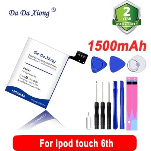 1500mAh A1641 Replacement Li-Polymer Battery For Ipod touch 6th Generation 6 6g Batterie Bateria Batterij