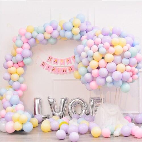 Macarons balloon New Year Valentines Day decoration birthday party wedding room supplies children home picnic anniversary