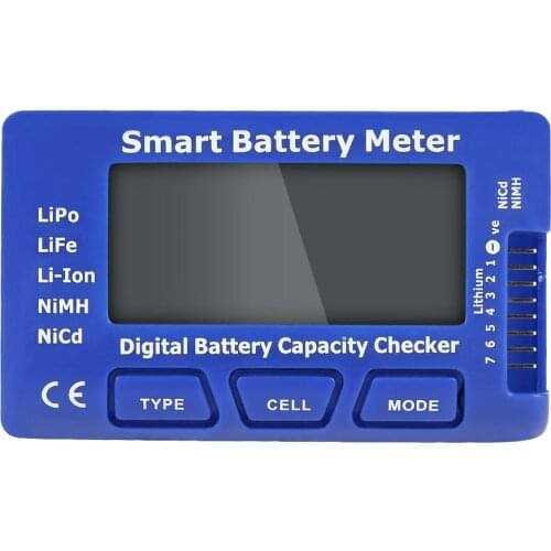 High Precision Digital Electrometer 5 in 1 Smart Battery Meter Balanced Discharge with Balance Discharge Servo PPM Tester