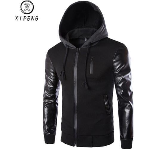 XIPENG Men's Zip Hoodies